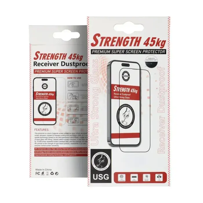 ULTRA STRONG 45kg karastatud kaitseklaas telefonile iPhone 12 | iPhone 12 Pro