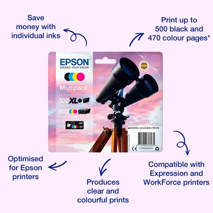 Epson Multipack 4-colours 502 Ink