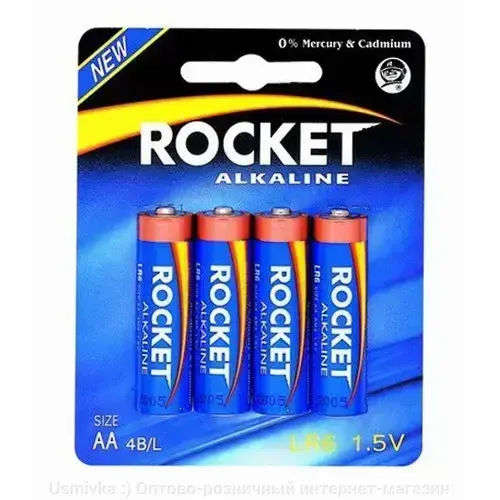 Rocket LR6-4BB (AA) Šarminės baterijos, 4 vnt.