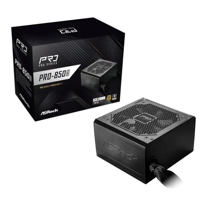 ASRock PRO-850G 850W 80 PLUS Gold barošanas bloks