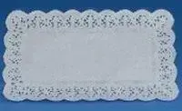 Ristkülikukujulised koogialused, 30 × 18 cm, valge, 100 tk