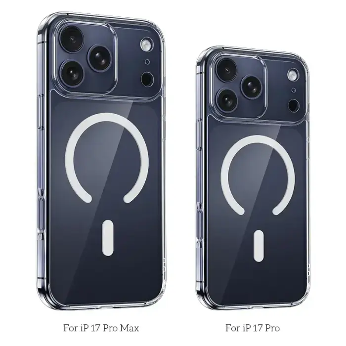 Borofone Case BI5 Ice Shield Magnetic Iphone 17 Pro Max transparent Photo