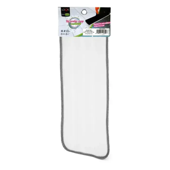 Replaceable microfibre cloth for floor brush with sprayer 40cm Photo