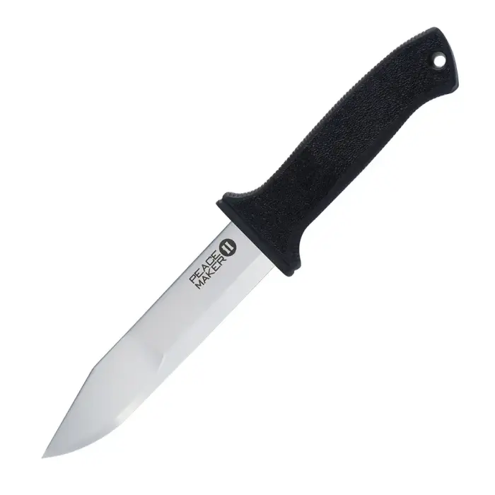 Cold Steel Peace Maker II peilis su fiksuotais ašmenimis – 4116 nerūdijantis plienas – juodas