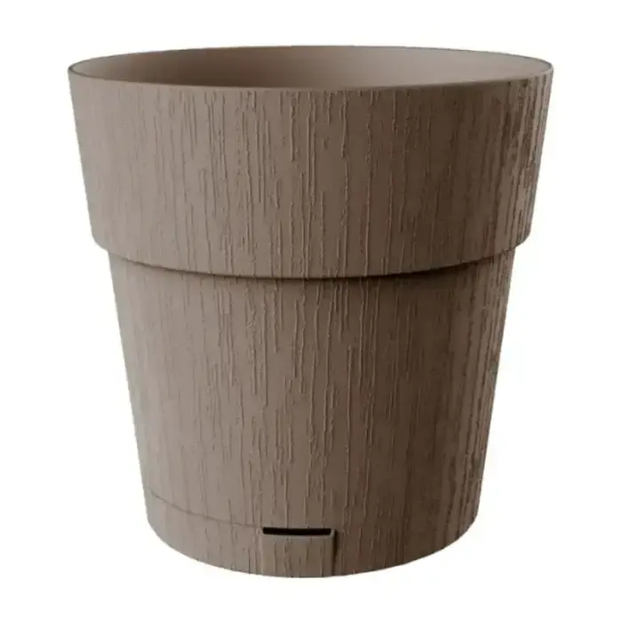 Ethica lillepott alusega Ø40x39cm, pruun