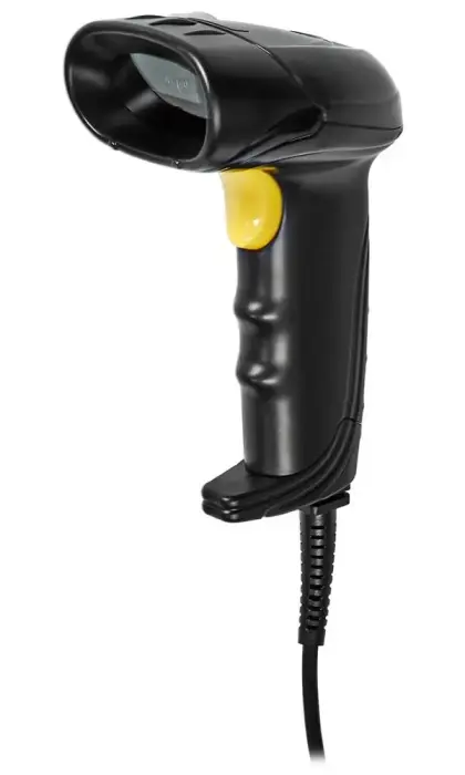 NEDIS lugeja čárových kódů/ CMOS/ kaabelová/ 1D lineární/ 2D/QR/ toide z USB/ USB 2.0/ must