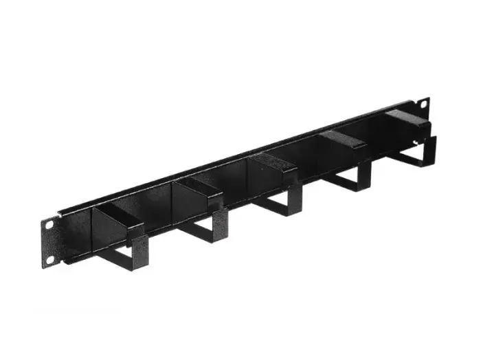 Solarix кабельная панель 19" 1U BK ocelový VP-01 VP-1-1-00-B