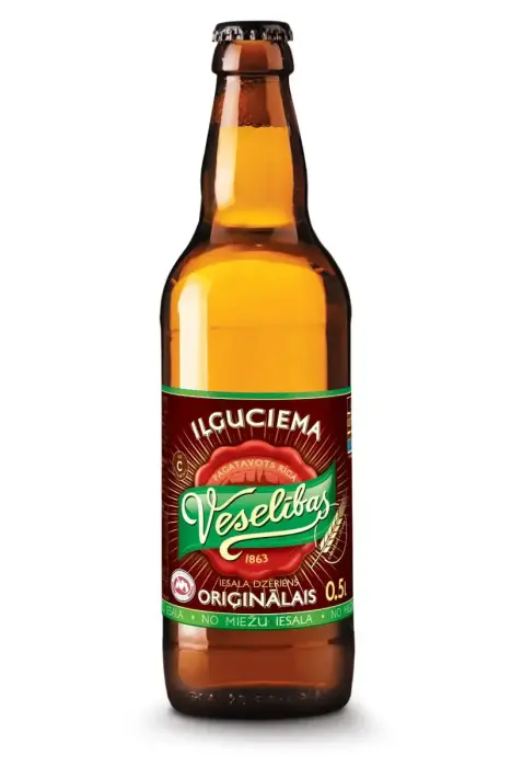 IĻĢUCIEMA Veselības Oriģinālais Солодовый напиток 0.5 L Стеклянная бутылка (DEP)
