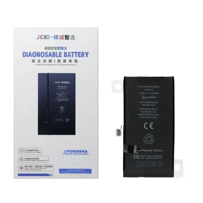 JCID diagnosticējams akumulators iPhone 13 3500 mAh (palielināta ietilpība)