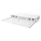 FO patch panel without faceplate 19" 1U, sliding, gray — Photo 6