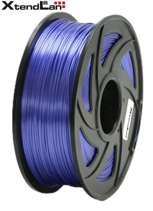 XtendLAN PLA filamentas 1,75mm průhledný violetinis 1kg