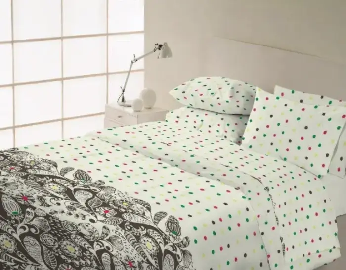 Faro Vanille Cotton Bedding Set 220x200 cm