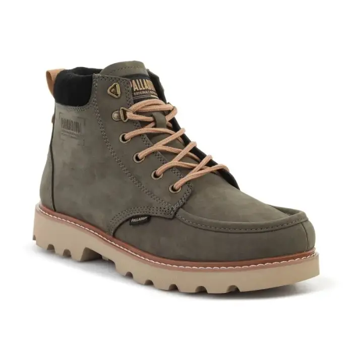 PALLADIUM TROOPERLITE GRIT ZIP OLIVE NIGHT