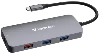 Verbatim USB-C Pro Multiport Hub 9-Port Docking Station