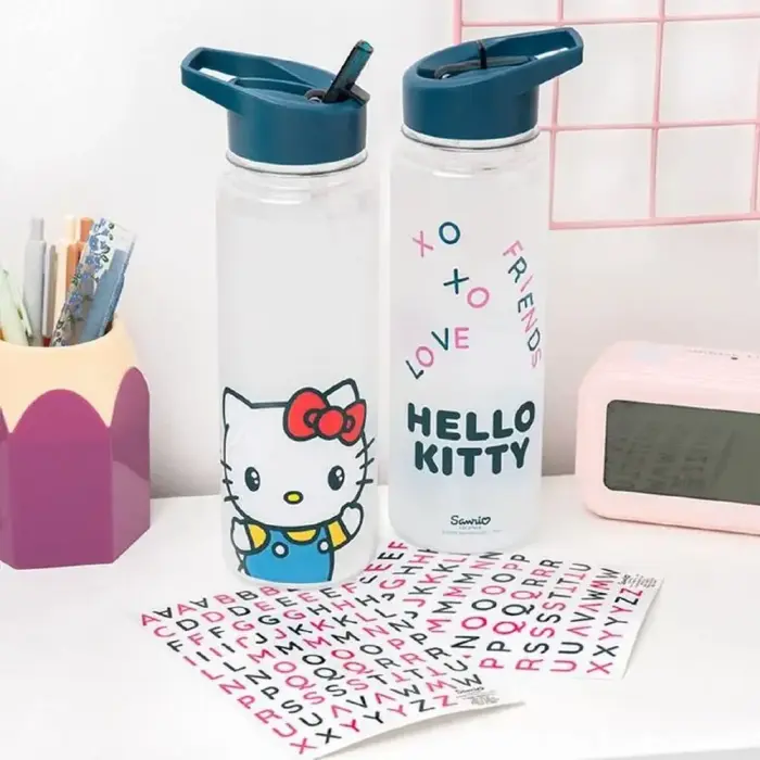 Hello Kitty бутылка с наклейками 650мл