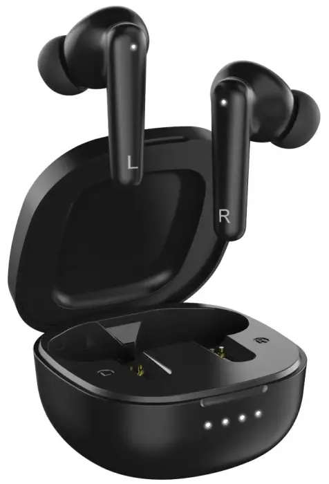 GENIUS bezvadu headset TWS HS-M910BT/ melns/ Bluetooth 5.0/ USB-C uzlāde
