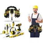 Multi-function tool belt 22 pockets hammer holder — Photo 5