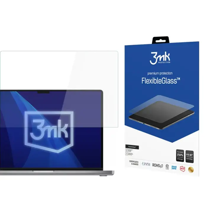 3MK FlexibleGlass hübriidklaas Apple MacBook Pro 16 M1/M2/M3/M4 jaoks