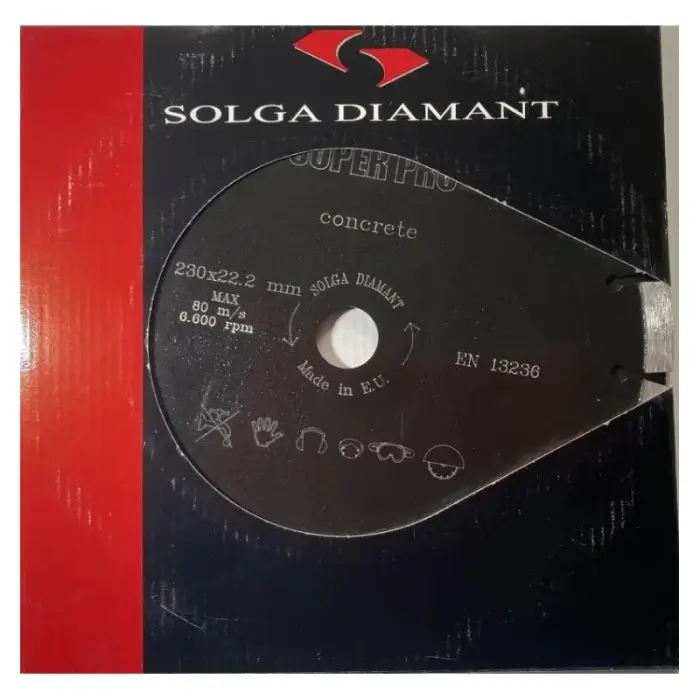 deimantinis diskas Laser Abrasive Material Pro 230 mm x 22,2 mm x 2,6 mm x 8 mm