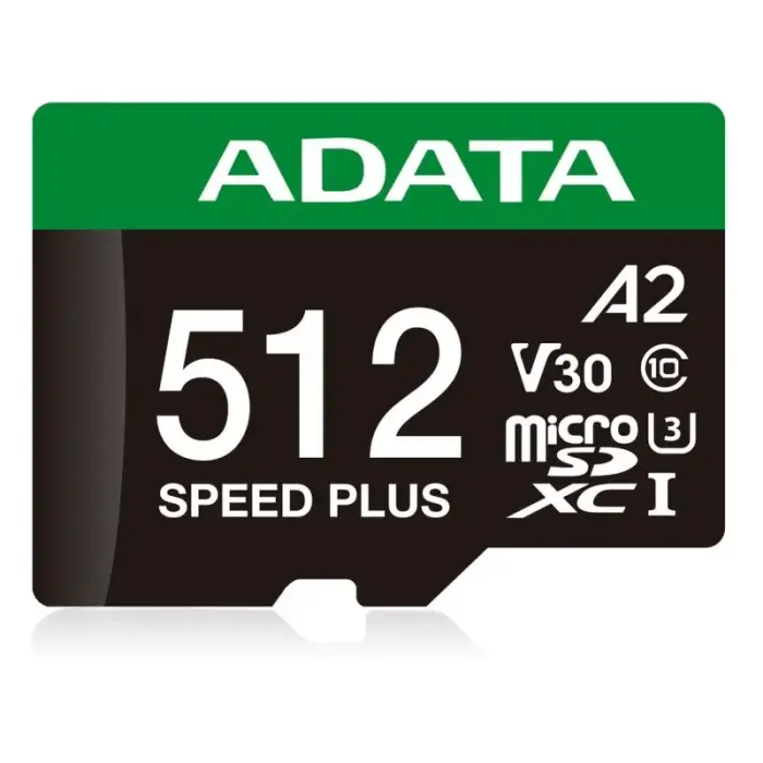 Memory Card MEMORY MICRO SDXC 512GB UHS-I ADATA UD512GUI3V30A2SP-RA1