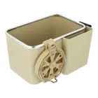 Car organizer with cup holder beige Фото num