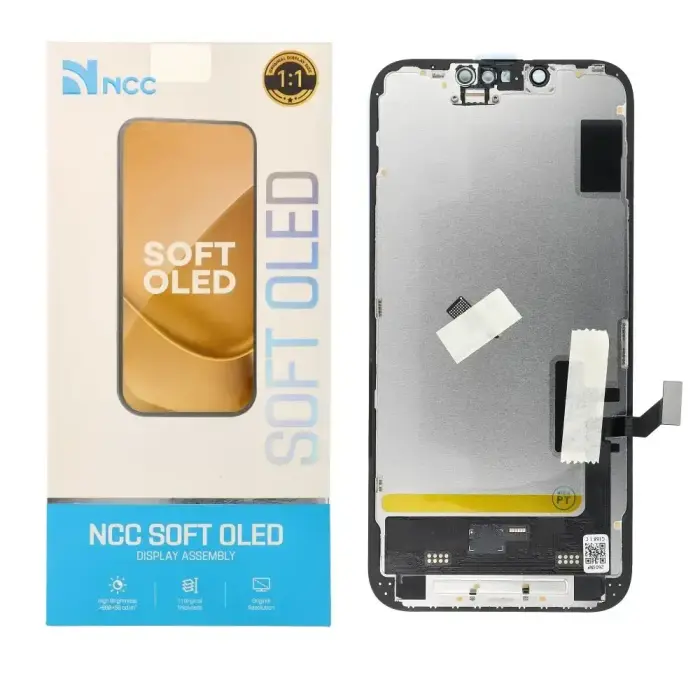 NCC LCD ekranas, skirtas iPhone 16e Soft OLED (Palaiko IC transplantaciją)