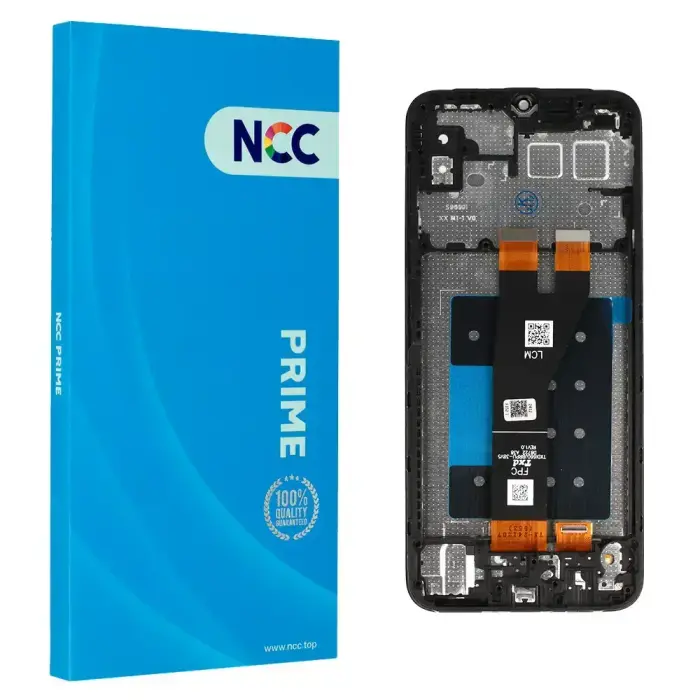 LCD Displejs NCC priekš Samsung Galaxy A14 5G (A14U/146P) melns ar rāmi Prime