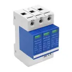 Qoltec DC surge protector arrester | 3P | 1000V | T2 | C Foto 1