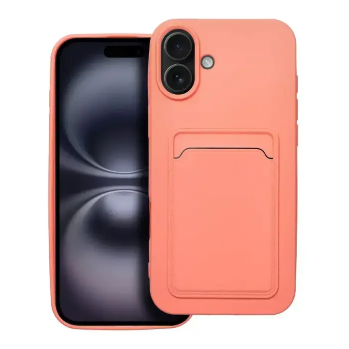 Card Case for iPhone 16 Plus, Pink