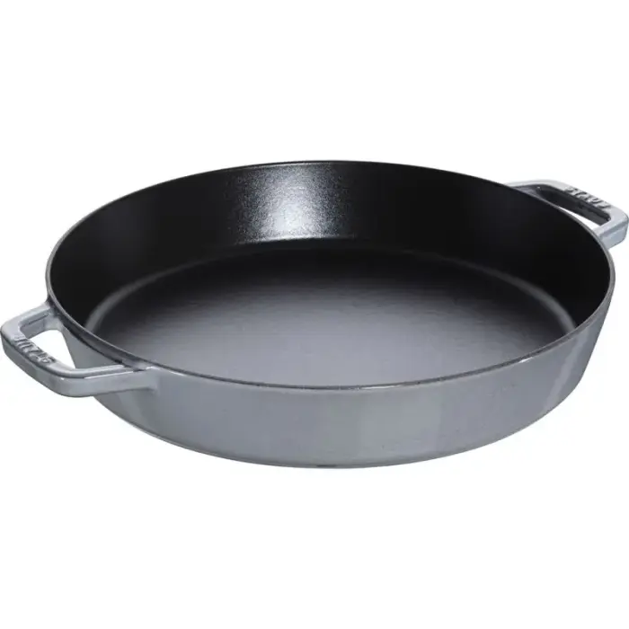 Staub Cast Iron Frying Pan with Two Handles – 34 cm, Graphite