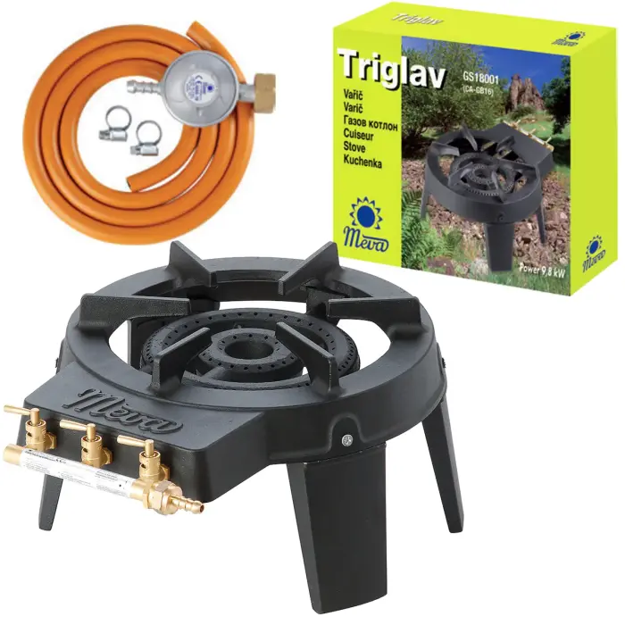 Industrial Gas Burner TRIGLAV 3-burner 9.8kW
