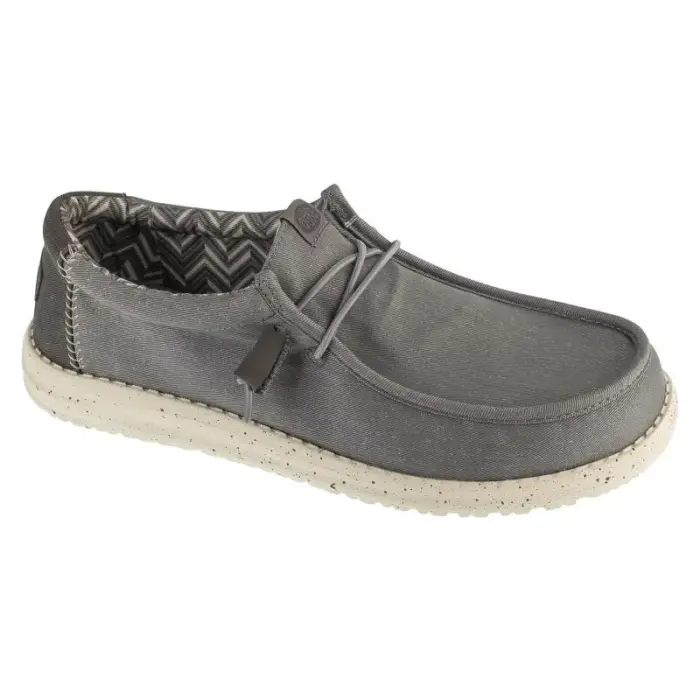Hey Dude Wally Stretch Canvas 40700-1XA Grey 42 - rozmiar_EU: 42