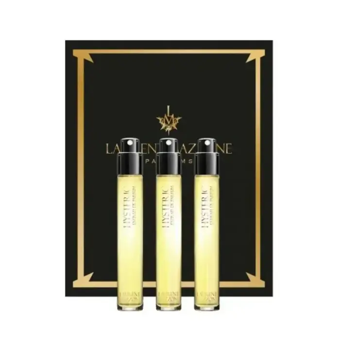 Laurent Mazzone Hysteric Extrait De Parfum Unisex testeru komplekts, 3 x 15 ml