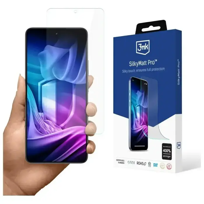 3MK Silky Matt Pro matēts aizsargstikls / aizsargplēve Realme 14 5G / 14T 5G