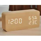 Electronic alarm clock thermometer hygrometer usb — Photo 4
