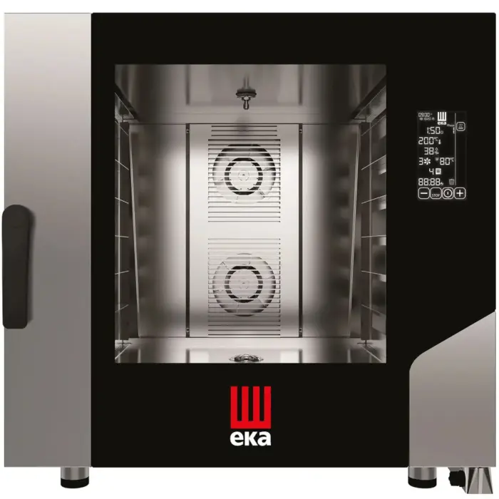 Tecnoeka Millennial Black Mask Maizes ceptuves konvekcijas krāsns 6 x 600x400 mm 10400 W
