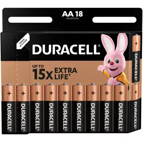 Duracell MN 1500 Basic AA (LR6) blisterpakend, 18 tk