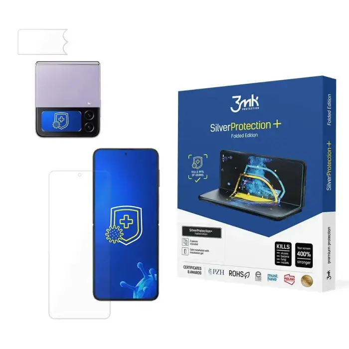 Samsung Galaxy Z Flip 5 - 3mk SilverProtection+ Folded Edition aizsargplēve