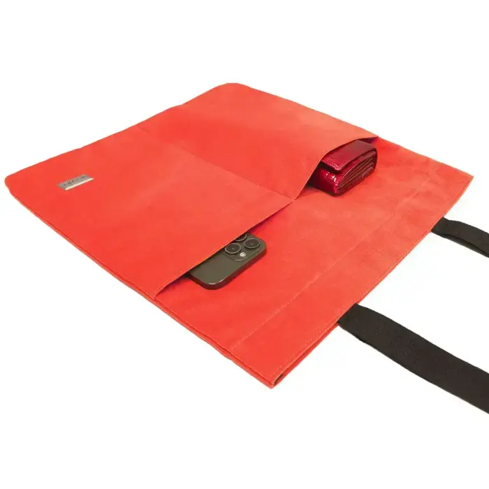 Shopping bag Wonder pattern 4 orange Foto 4