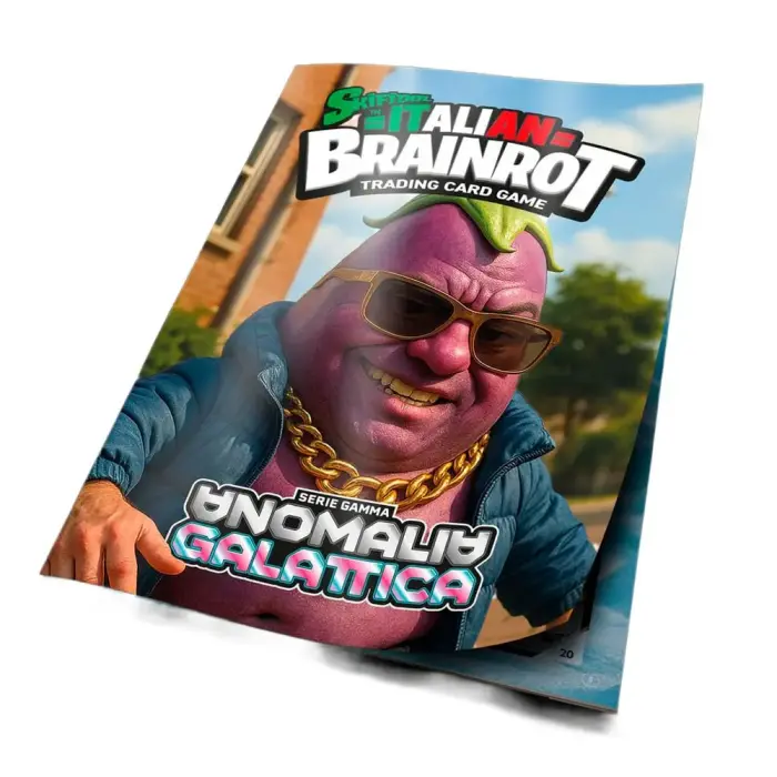 Italian Brainrot Series 3 Galactic Anomaly Album + 7 kollektsioneeritava kaardi pakk