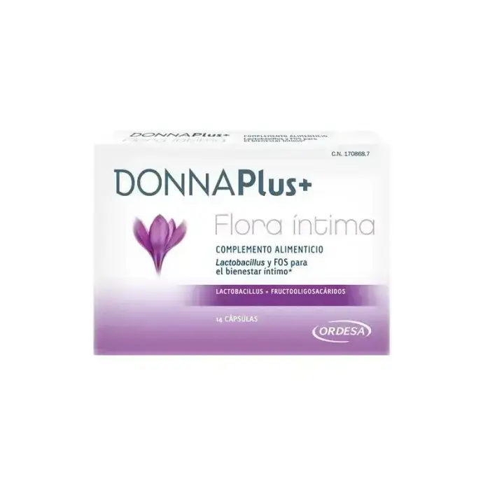 Donna Plus Donnaplus Maisto Papildas Flora Intima Plus 14 Kapsulės
