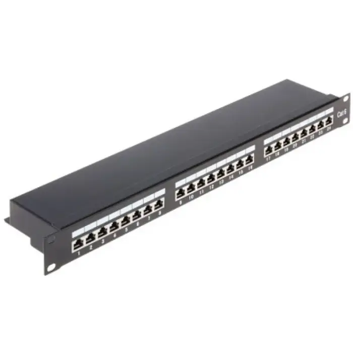 PATCH PANEL RJ-45 PP-24/RJ6-C/FTP-S