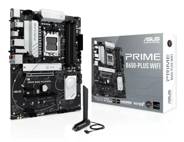 ASUS PRIME B650-PLUS WIFI AMD B650 Socket AM5 ATX