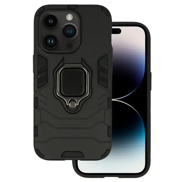 Ring Armor dėklas iPhone 14 Pro Black