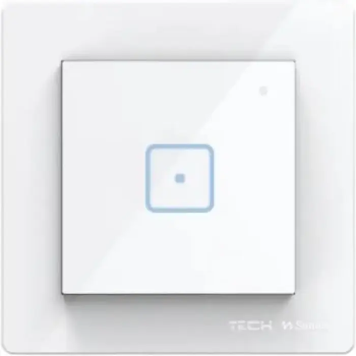 Wired single-pole switch white FS-01M Tech Controllers