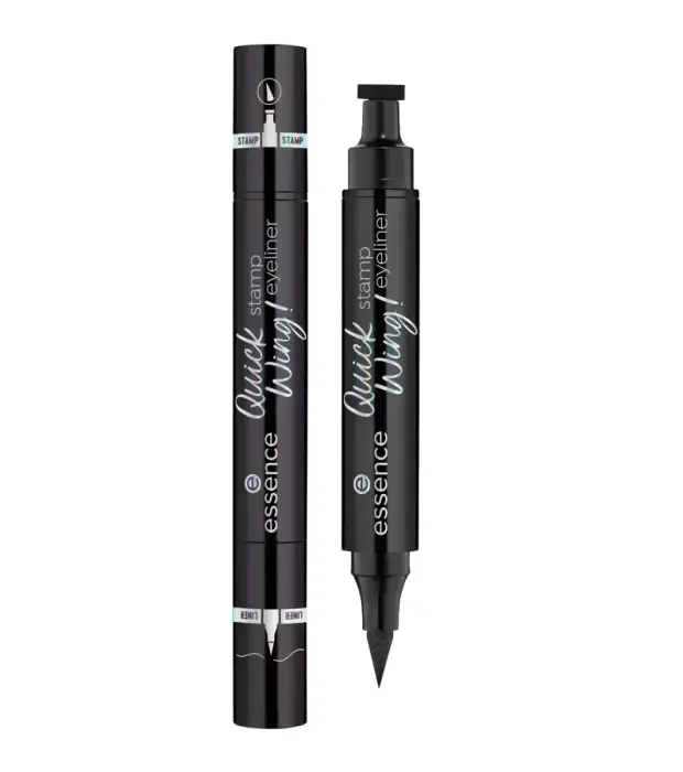 Essence Quick Wing! Dvigubas matinis skystas akių apvadas 01 Juodas, 3.5 ml