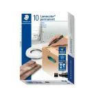 Permanent marker STAEDTLER LUMOCOLOR 350, chisel tip, black — Photo 1