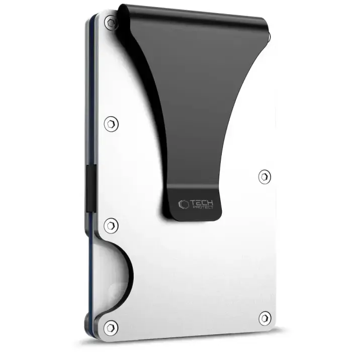 TECH-PROTECT THORN RFID kortelių piniginė Steel Silver