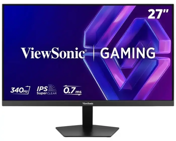 ViewSonic VX2738-2K 27" IPS QHD 2560 x1440  flat 0.7ms MPRT 340Hz gaming monitorius, 2 HDMI, DisplayPort, úzký rámeček