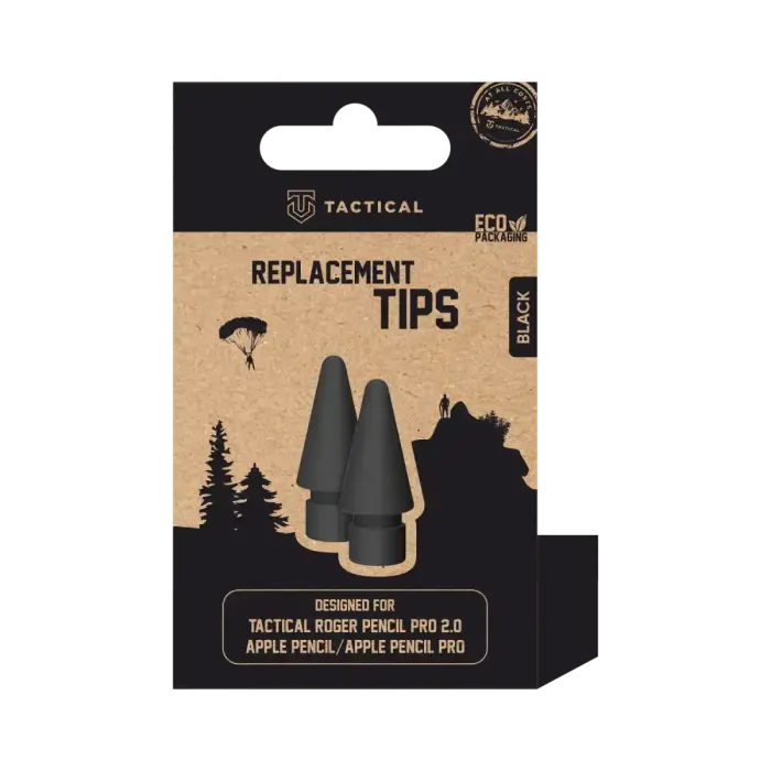 Tactical Roger Pencil Pro 2.0 antgaliai – juodi
